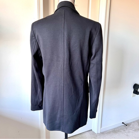 J. CREW Black Longline Button Down Blazer Coat—SZ. 10 - Picture 7 of 12